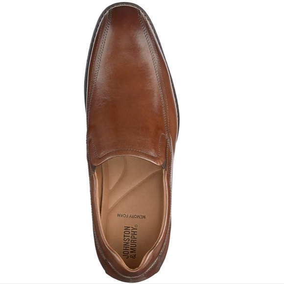 JOHNSTON & MURPHY Men\'s Brown Lewis Venetian Loafers Size: 11M main image 6